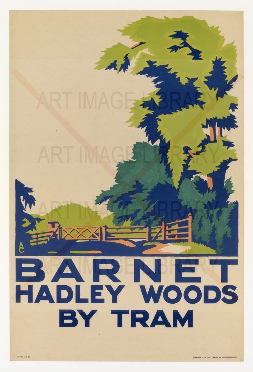 Image no. 4970: Barnet, Hadley Woods by Tram (Aldo Cosmati), code=S, ord=0, date=1923